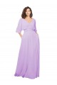 Shop Chiffon Bridesmaid Dress with Ruched Waist Ottawa