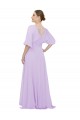 Shop Chiffon Bridesmaid Dress with Ruched Waist Ottawa