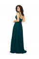 Shop Tied Bodice Sweetheart V-Neck Chiffon Bridesmaid Dress Ottawa