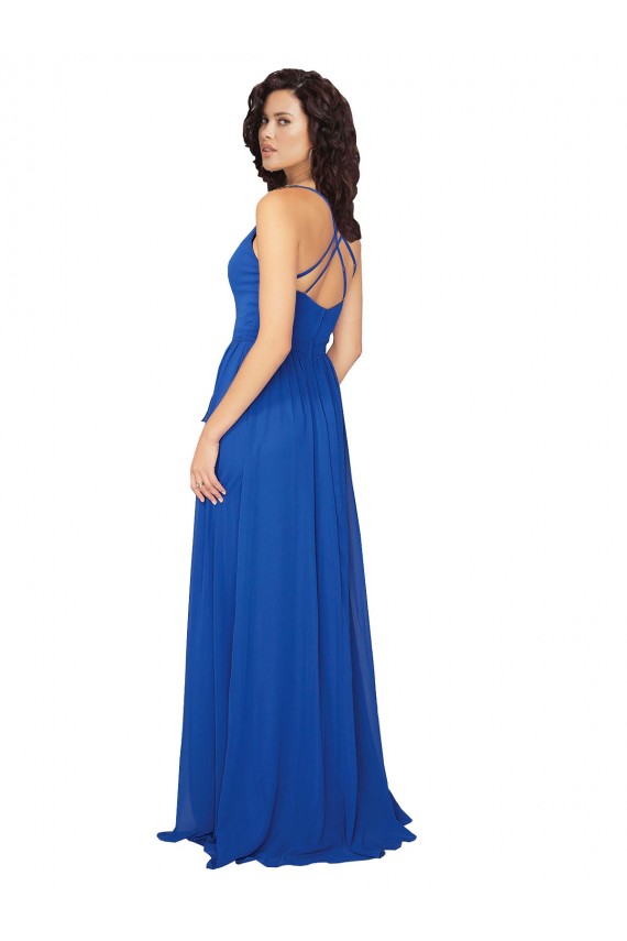 Shop Chiffon Bridesmaid Dress with Strappy Back Ottawa