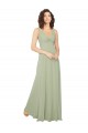 Shop Knotted Bodice Chiffon Bridesmaid Dress Ottawa