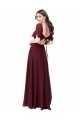 Shop Chiffon Flutter Sleeve Sweetheart Bridesmaid Dress Ottawa