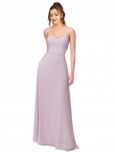 Shop Sweetheart Tie-Back Chiffon Bridesmaid Dress Ottawa