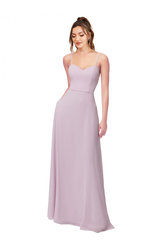 Shop Sweetheart Tie-Back Chiffon Bridesmaid Dress Ottawa