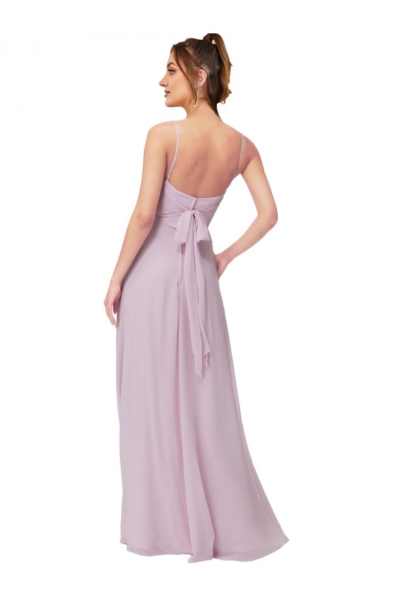 Shop Sweetheart Tie-Back Chiffon Bridesmaid Dress Ottawa