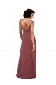 Shop Simple V-Neckline Chiffon Formal Bridesmaid Dress with Pleated Skirt Ottawa