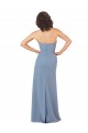 Shop Simple Strapless Chiffon Bridesmaid Dress with Rounded Neckline Ottawa