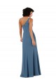 Shop One Shoulder Chiffon Formal Bridesmaid Dress with Skirt Slit and Accent Strap Ottawa