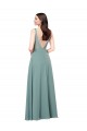 Shop Long Chiffon Formal Bridesmaid Dress with Open Back Ottawa