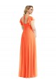 Shop Flutter Sleeves Scoop Open Back Chiffon Maxi Bridesmaid Dress Ottawa