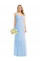 Shop Tie Shoulder Bustier Bodice Ruffle Hem Maxi Bridesmaid Dress Ottawa