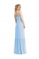 Shop Tie Shoulder Bustier Bodice Ruffle Hem Maxi Bridesmaid Dress Ottawa