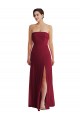 Shop Cuffed Strapless Maxi Formal Bridesmaid Dress with Front Slit Ottawa