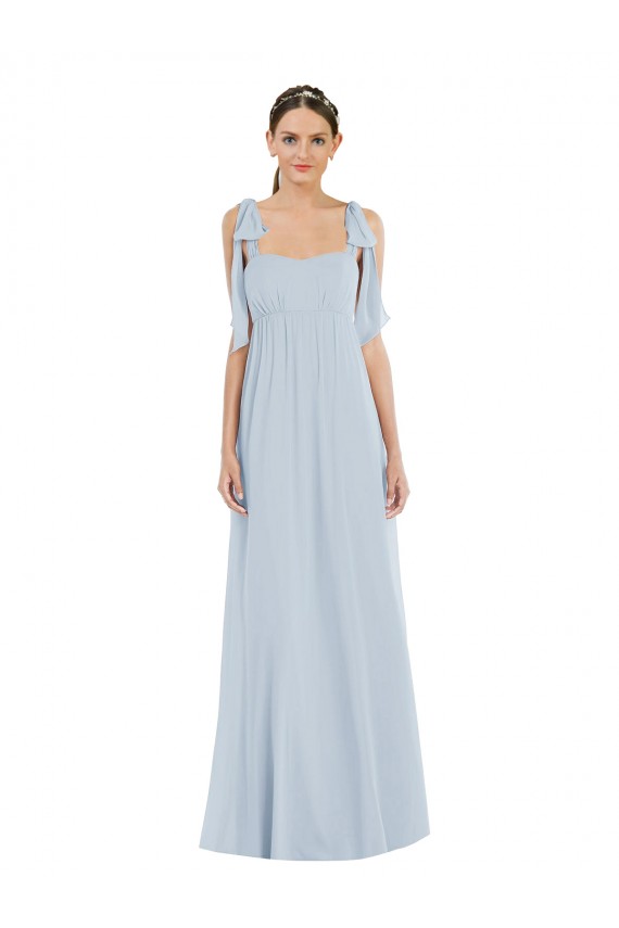 Shop Tie Shoulder Empire Waist Maxi Bridesmaid Dress Ottawa