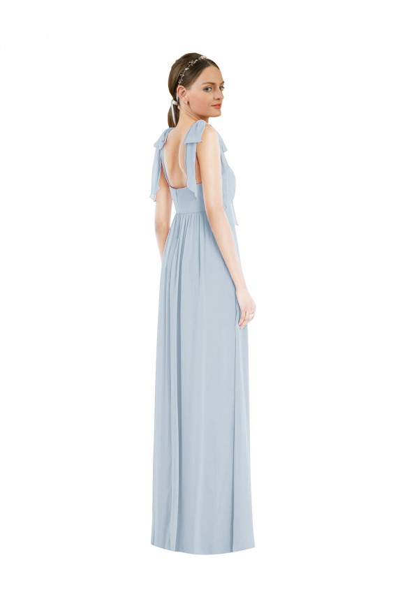 Shop Tie Shoulder Empire Waist Maxi Bridesmaid Dress Ottawa