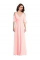 Shop Cold Shoulder Draped Wrap Maxi Bridesmaid Dress Ottawa