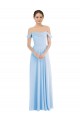Shop Off the Shoulder Draped Neckline Maxi Formal Bridesmaid Dress Ottawa