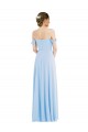 Shop Off the Shoulder Draped Neckline Maxi Formal Bridesmaid Dress Ottawa