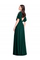 Shop Backless Floor Length Split Sleeves Maxi Bridesmaid Dress Ottawa