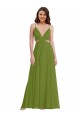 Shop Ruffled Chiffon Cutout Maxi Bridesmaid Dress Ottawa