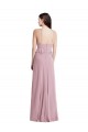 Shop Bias Ruffle Empire Waist Halter Maxi Bridesmaid Dress Ottawa