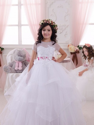 Shop Ivory Ball Gown Sweetheart Floor Length Flower Girl Dress Ottawa