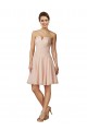 Shop Lace and Chiffon Bridesmaid Dress / Cocktail Dress with Unique Neckline Ottawa