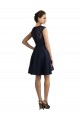 Shop Short V-Neck Lace Cocktail Bridesmaid Dress with Illusion Back Ottawa
