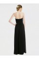 Shop Long Strapless Lace Bodice Bridesmaid Dress with Sweetheart Neckline and Criss-Cross Pleats Ottawa
