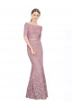 Shop Short Sleeves Crop Top Mermaid Lace Bridesmaid Dress / Prom Dress Ottawa