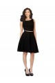 Shop Two Piece Short Lace Cocktail Bridesmaid Dress with Jewel Neckline Ottawa