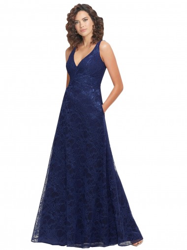 Shop Chantilly Lace V-Neck Bridesmaid Dress Ottawa