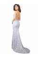 Shop Mermaid Fitted High Neck Low Back Fishtail Wedding Dress Ottawa