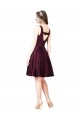 Shop Classic Cocktail Knee Length Satin Bridesmaid Dress / Prom Dress with V Back and Bow Detail Ottawa