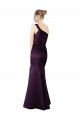 Shop Long Ruched Neckline One Shoulder Satin Bridesmaid Dress / Prom Dress Ottawa