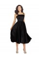 Shop Short Cocktail Length Square Neck Satin Bridesmaid Dress / Prom Dress with Beading Ottawa