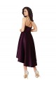 Shop Elegant High Low Satin Bridesmaid Dress / Prom Dress with Criss Cross Back Ottawa