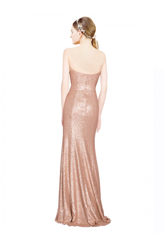 Shop Sweetheart Full Length Long Formal Sequin Bridesmaid Dress / Prom Dress Ottawa