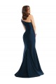 Shop Bias-Cuff One Shoulder Formal Silky Satin Mermaid Bridesmaid Dress / Prom Dress with Side Slit Ottawa