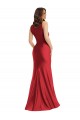Shop Square Neck Formal Silky Satin Mermaid Bridesmaid Dress / Prom Dress with Side Slit Ottawa