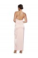 Shop One Shoulder Full Length Long Silky Satin Bridesmaid Dress / Prom Dress with Thigh Split Ottawa