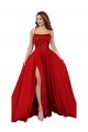 Shop Lace Over Bodice Long Spandex Bridesmaid Dress / Prom Dress with Slit Ottawa