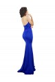 Shop Sweetheart Flower Neckline High Neck Formal Crepe Bridesmaid Dress / Prom Dress Ottawa