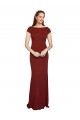 Shop Cap Sleelves Mermaid Formal Crepe Bridesmaid Dress / Prom Dress Keyhole Back Ottawa