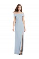 Shop Cuffed Off the Shoulder Long Trumpet Bridesmaid Dress / Prom Dress Ottawa
