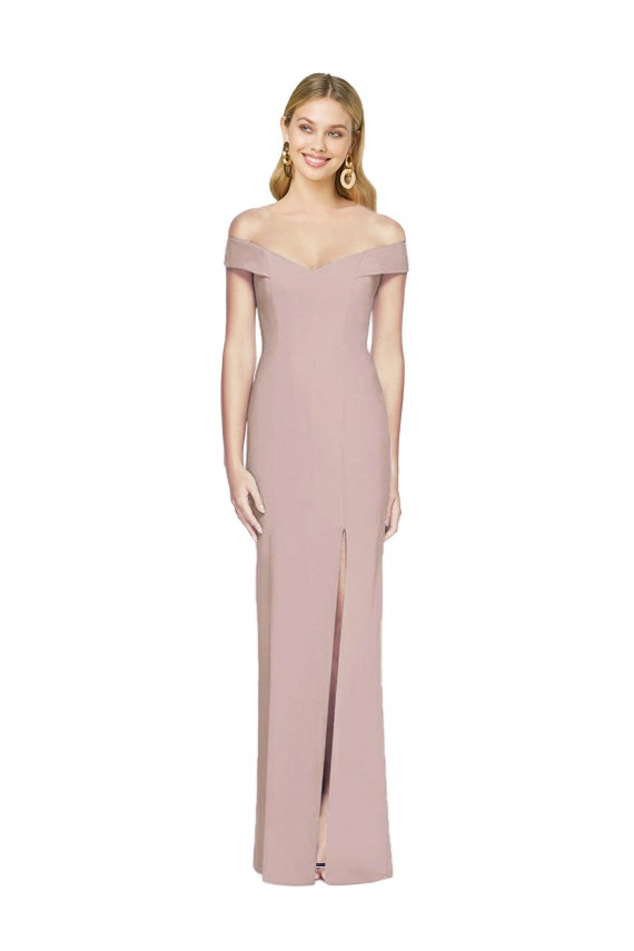 Shop Off the Shoulder Criss Cross Back Trumpet Bridesmaid Dress / Prom Dress Ottawa