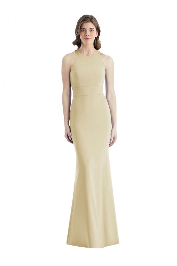 Shop Criss Cross Twist Cutout Back Trumpet Bridesmaid Dress / Prom Dress Ottawa