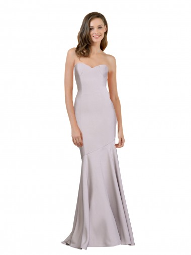 Shop Crepe Mermaid Bridesmaid Dress / Prom Dress with Low Back Ottawa