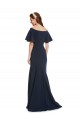 Shop Off the Shoulder Formal Crepe Bridesmaid Dress / Prom Dress with Short Ruffle Sleeves. Ottawa