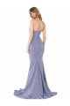 Shop Long Strapless Sweetheart Sweep Train Formal Crepe Bridesmaid Dress / Prom Dress with Low Back Ottawa